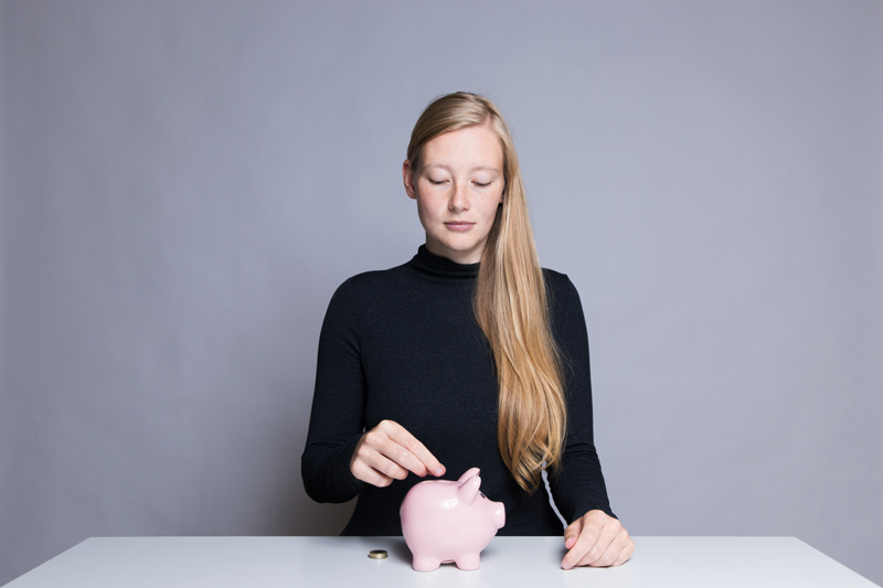 Anleitung - Ein Sparschwein befüllen - How to fill a piggy bank