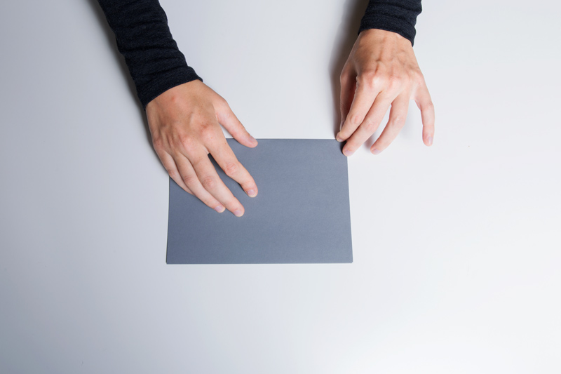 Anleitung - Ein Blatt Papier doppelt falten - How to double fold a sheet of paper