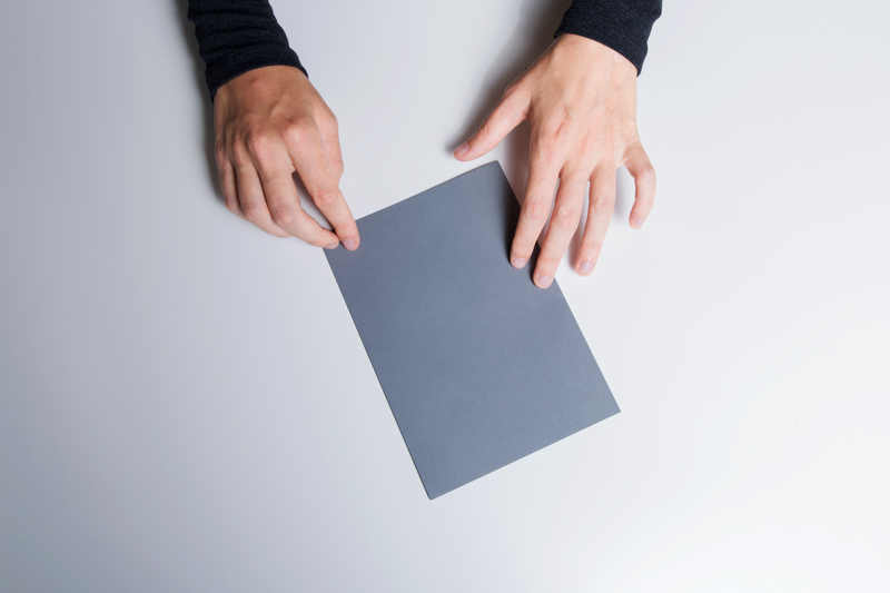 Anleitung - Ein Blatt Papier doppelt falten - How to double fold a sheet of paper